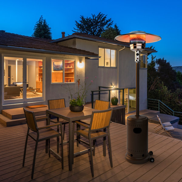 FITULA 46000 BTU Propane Standing Patio Heater Wayfair